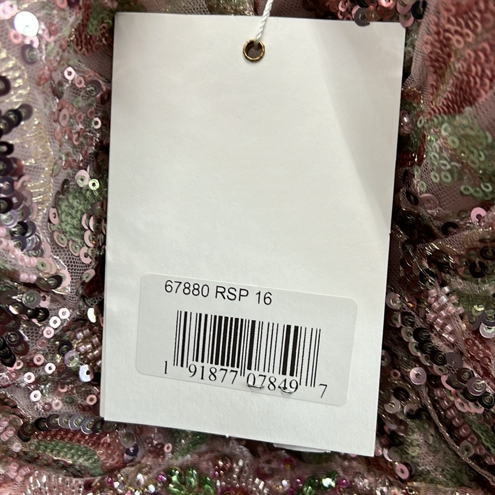 Mac Duggal Pink Floral Maxi Dress - Picture 8 of 11